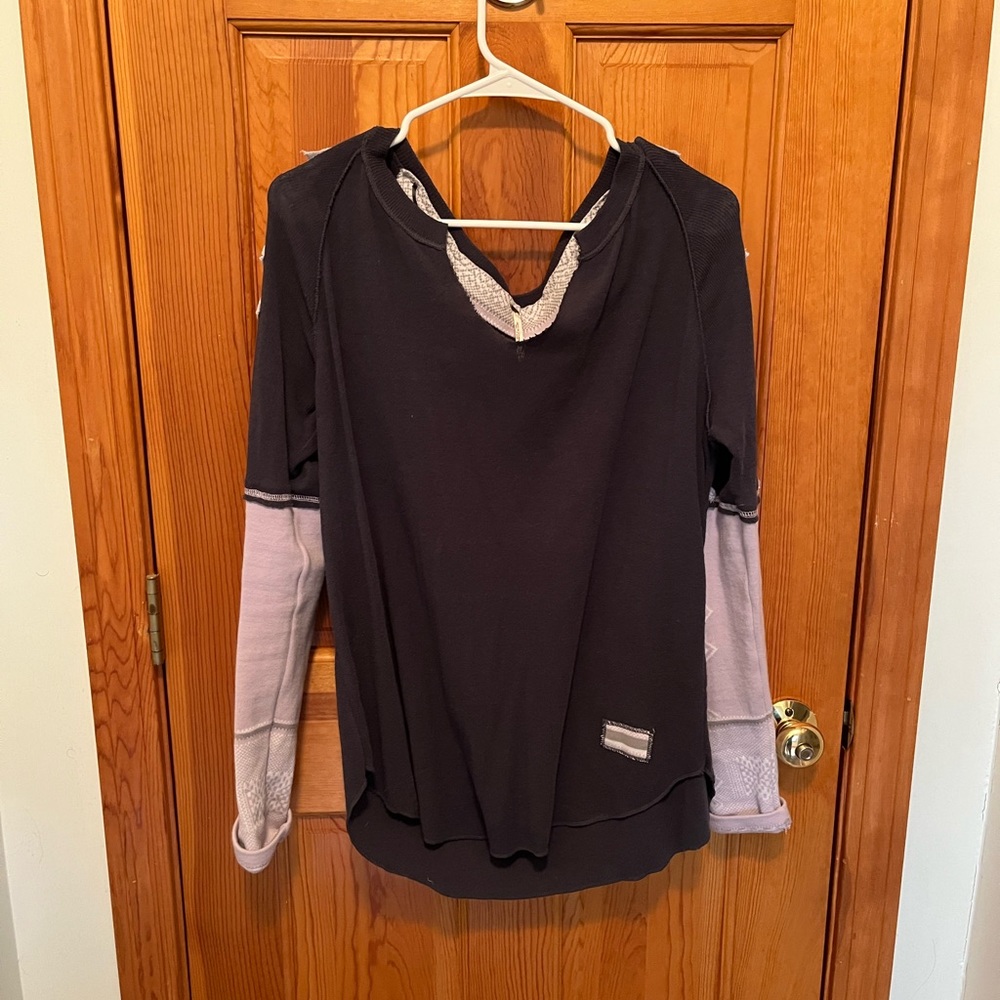 Free people long sleeve thermal top